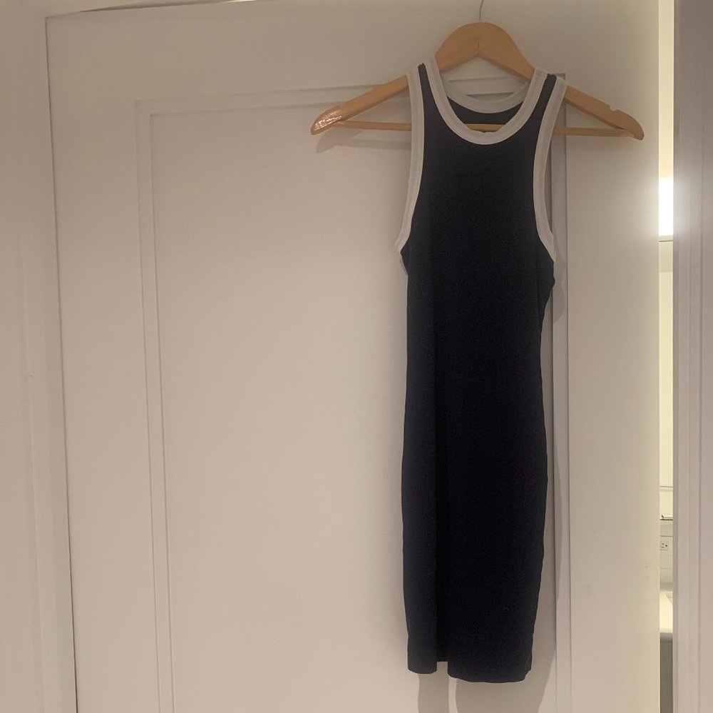 Splits59 Kiki Dress | Navy and White | XS